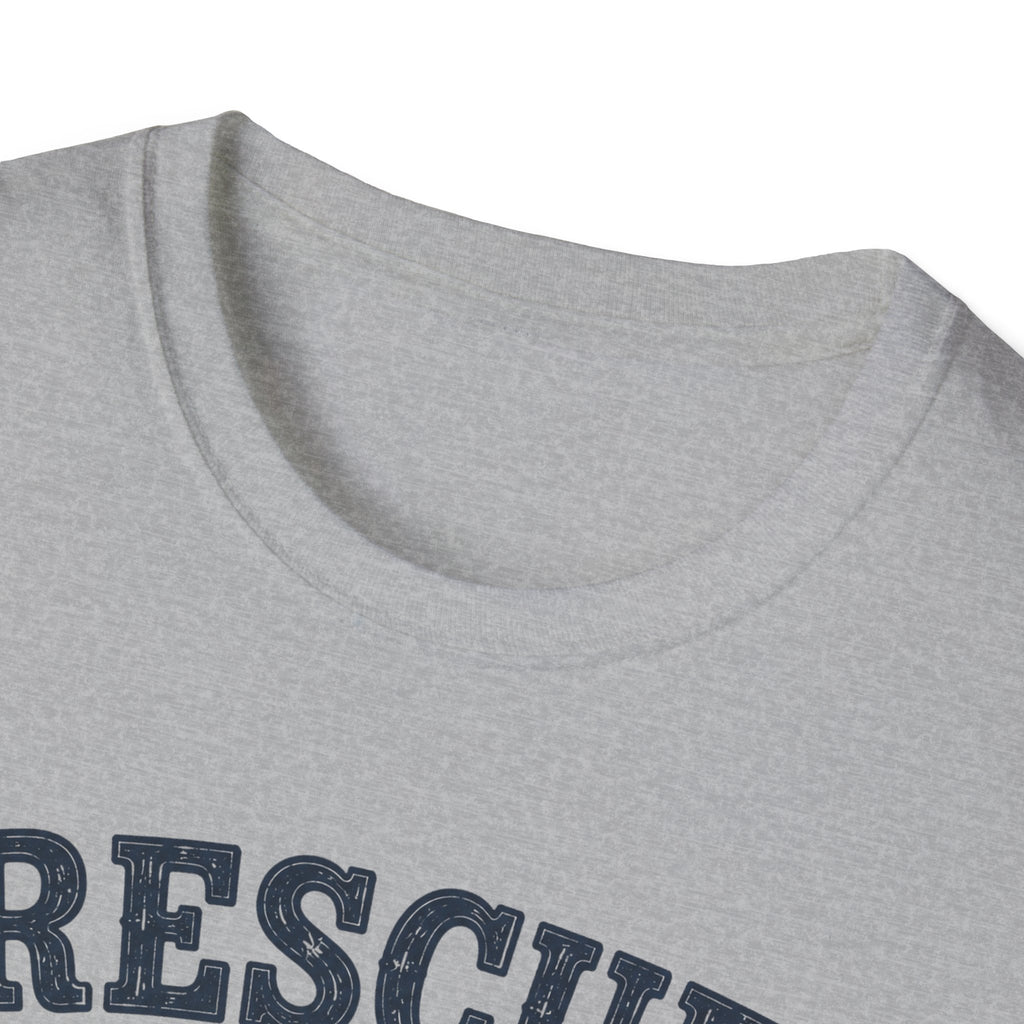 Rescue Dog Mom T-Shirt — "Professional Treat Dealer" Cute Rescue Puppy Tee