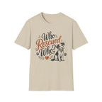 Who Rescued Who? Rescue Dog T-Shirt - Adopted Pet Lover Tee