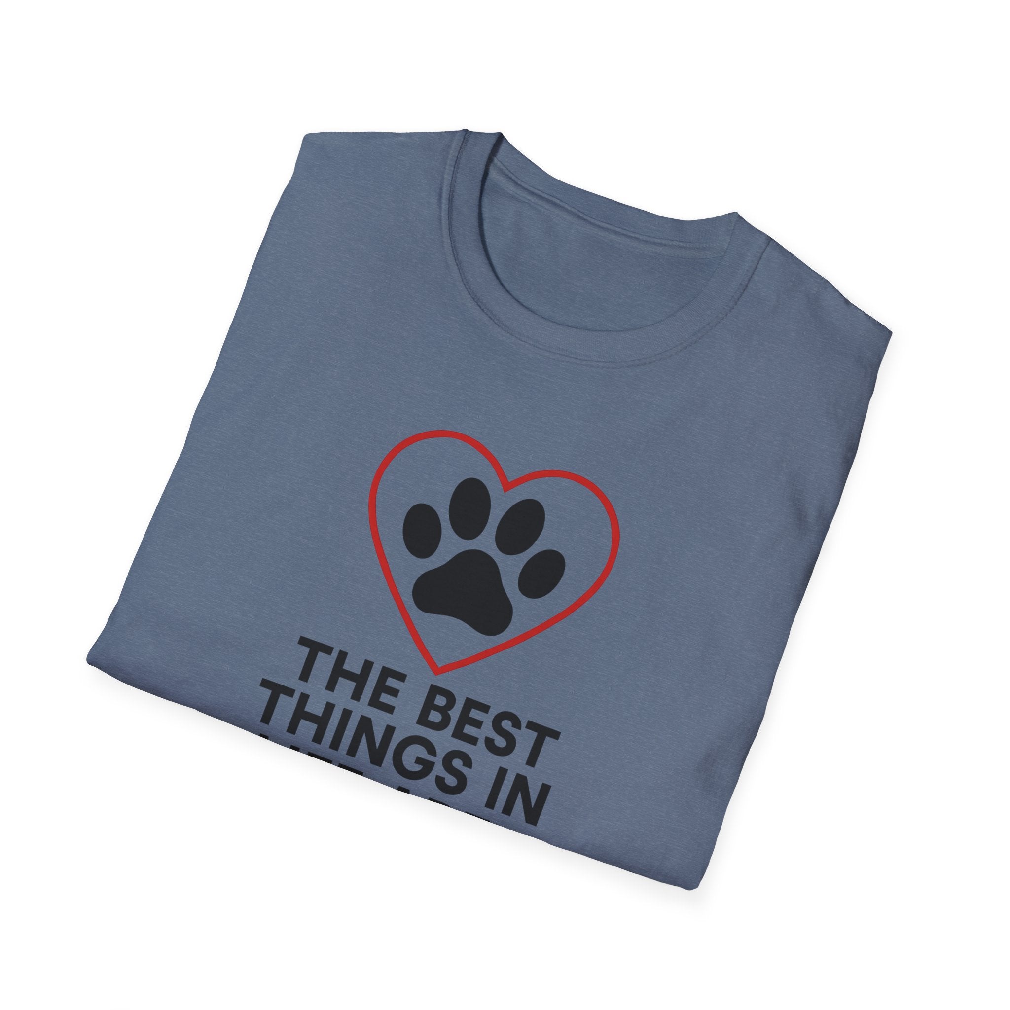 Red Heart Outline T-Shirt