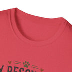 Rescue Dog T-Shirt — "My Rescue Dog Came With Emotional Baggage" Cute Adopted Pup Tee