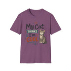 My Cat Thinks I’m Cool T-Shirt – Cute Cat Lover Graphic Tee