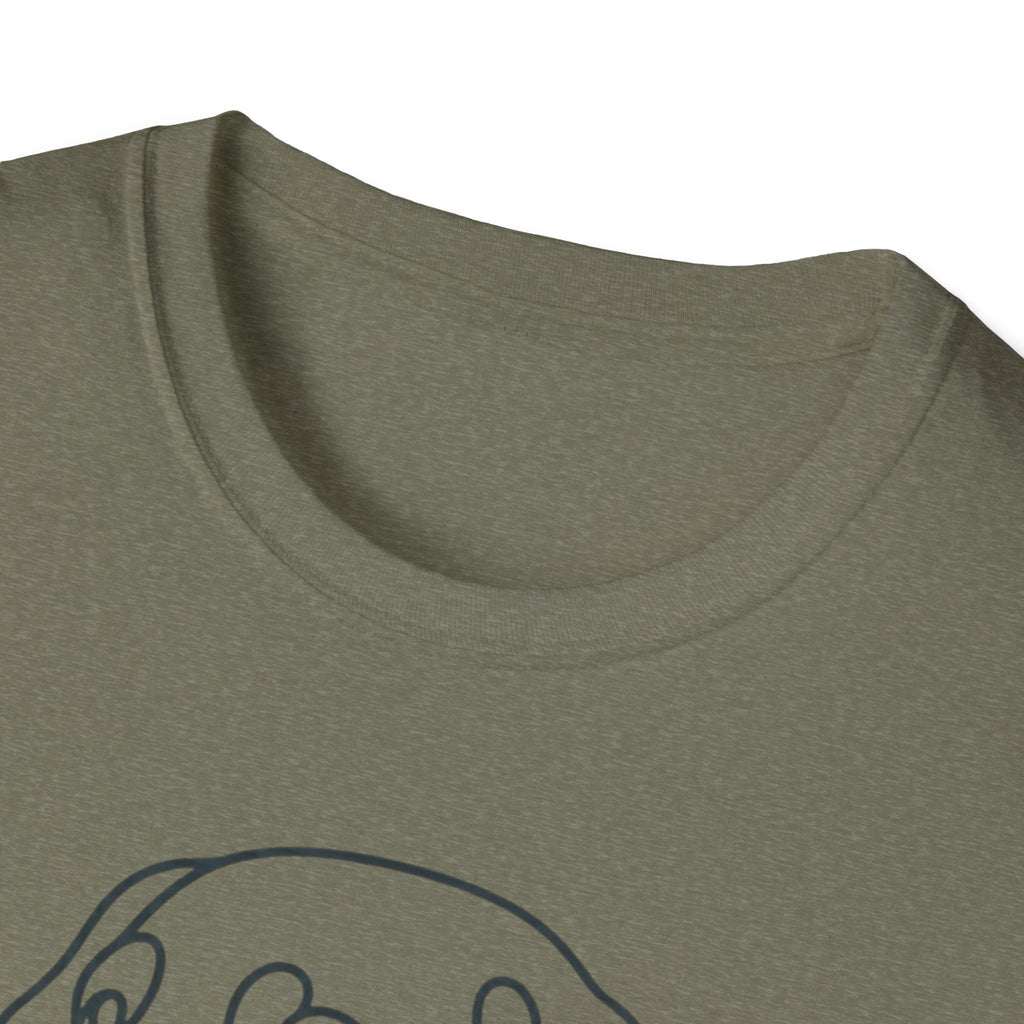 Labrador Line Art T-Shirt — "Loyal Companion"