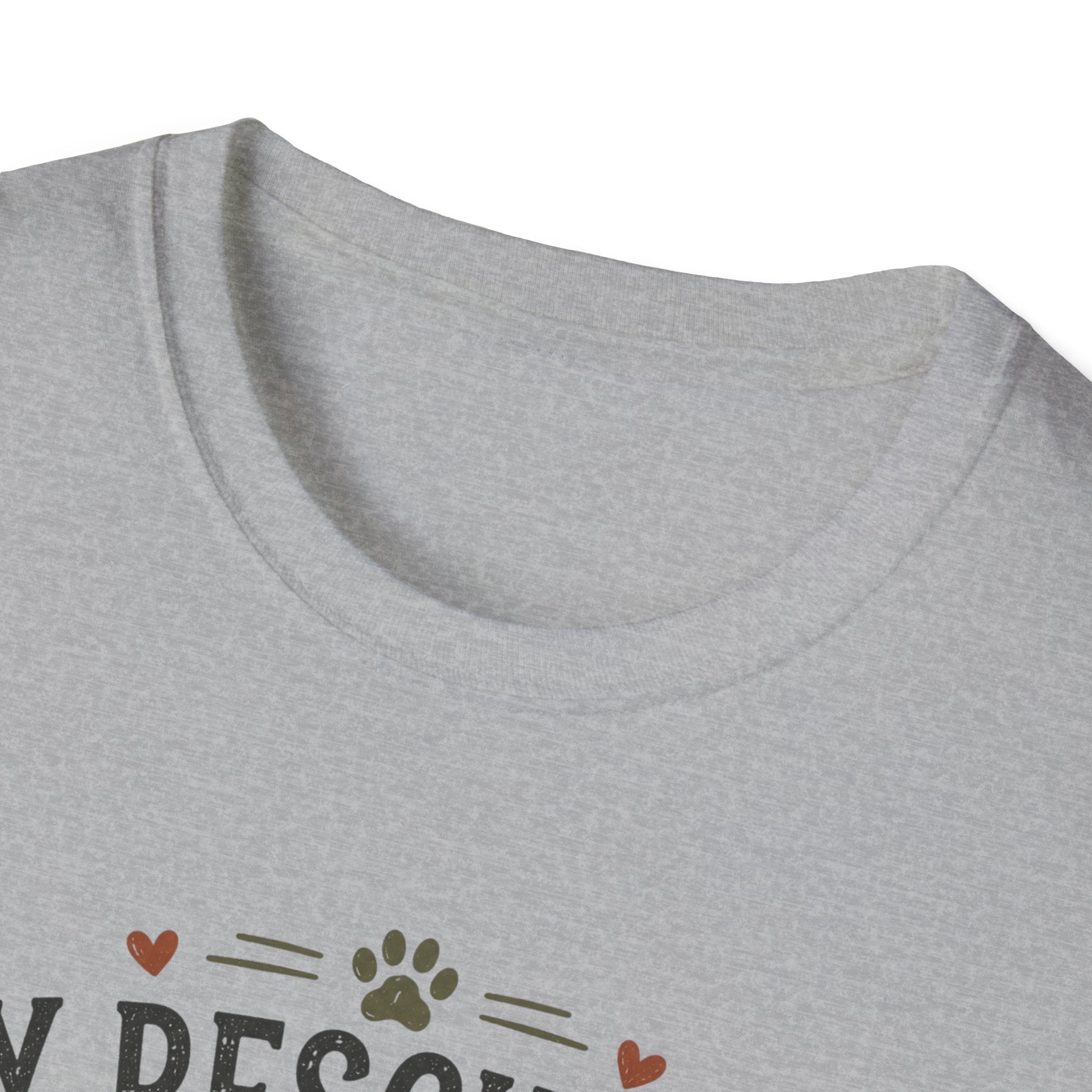 Rescue Dog T-Shirt — "My Rescue Dog Came With Emotional Baggage" Cute Adopted Pup Tee