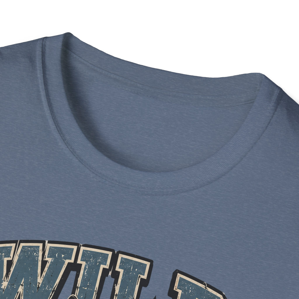 Wild & Loyal Husky T-Shirt — Vintage Mountain Dog Tee