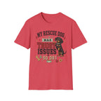 My Rescue Dog Has Trust Issues T-Shirt —Dachshund Rescue Dog Owner Tee
