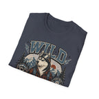 Wild & Loyal Husky T-Shirt — Vintage Mountain Dog Tee