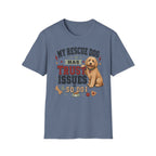 My Rescue Dog Has Trust Issues T-Shirt —Golden Doodle Rescue Dog Owner Tee