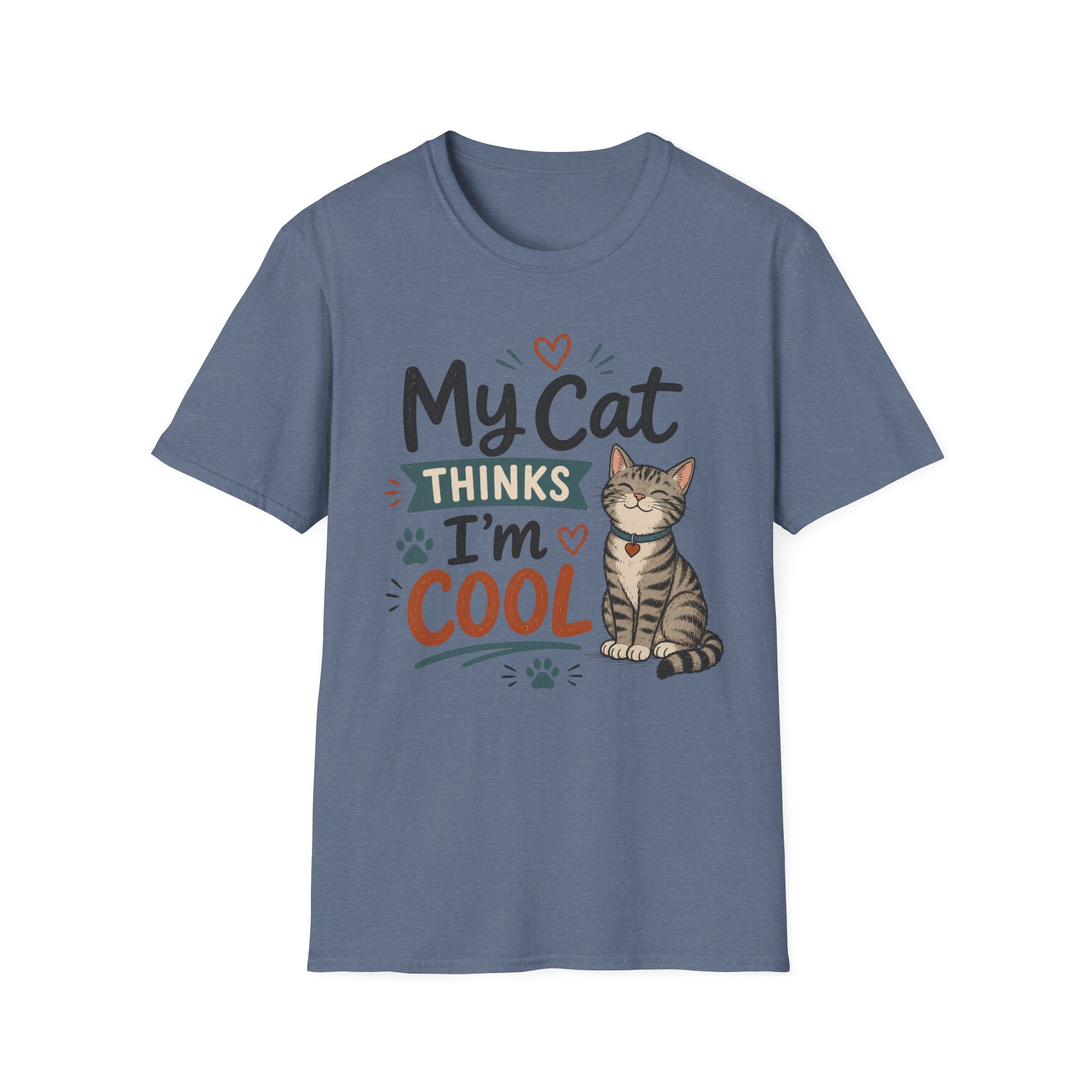 My Cat Thinks I’m Cool T-Shirt – Cute Cat Lover Graphic Tee