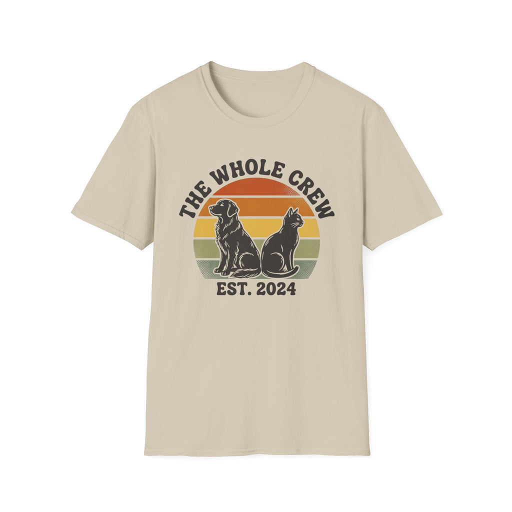 Dog & Cat Whole Crew T‑Shirt
