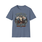 Wild & Loyal Husky T-Shirt — Vintage Mountain Dog Tee