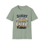 Sorry I'm Late My Dog Was Being Cute T-Shirt — Dachshund Funny Dog Lover Tee