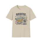 Rescue Dog Mom T-Shirt — "Professional Treat Dealer" Cute Rescue Puppy Tee