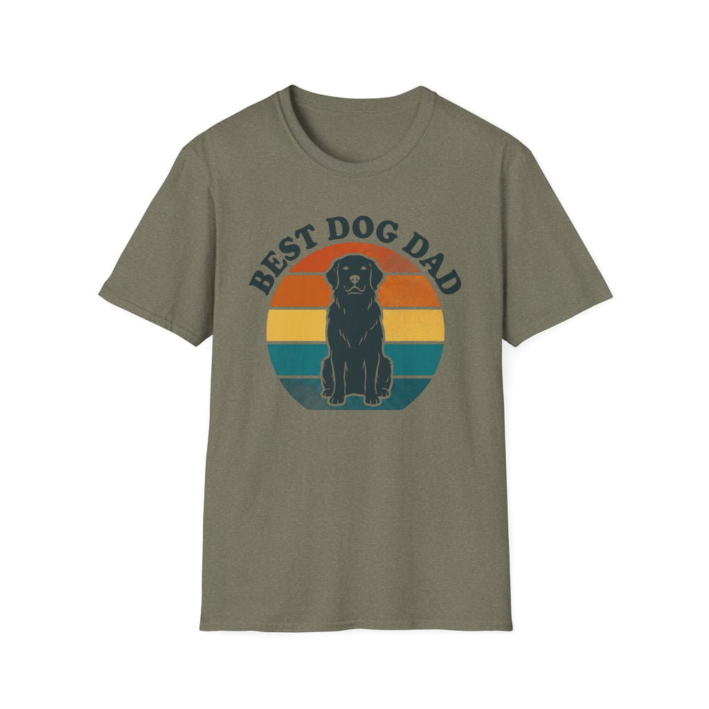 Best Dog Dad T-Shirt Black Lab