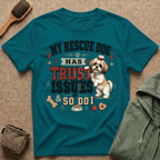 My Rescue Dog Has Trust Issues T-Shirt —Shih Tzu Rescue Dog Owner Tee