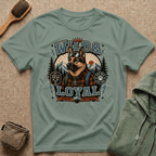 Wild & Loyal German Shepherd T-Shirt — Vintage Outdoor Dog Lover Tee