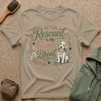 Rescued Is My Favorite Breed T-Shirt — Cute Rescue Dog Adoption Tee