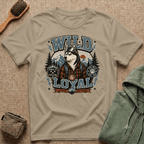 Wild & Loyal Husky T-Shirt — Vintage Mountain Dog Tee