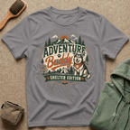 Adventure Buddy T-Shirt — Shelter Edition Dog Hiking Tee