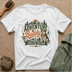 Adventure Buddy T-Shirt — Shelter Edition Dog Hiking Tee